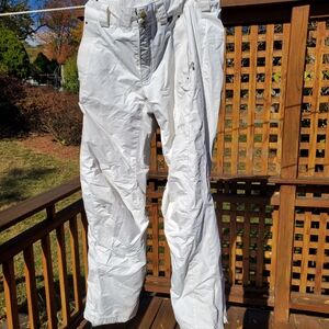 Columbia Womans White Ski Pants
